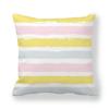 Colorful Striped Printed Pillowcase Home Bedroom Living Room Sofa Cushion Cover X Peach Skin Pillowcase
