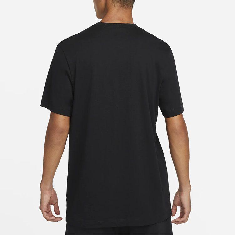 Nike Футболки мужские черные с круглым вырезом умеренного прямого кроя DZ2848-010