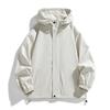 New Men's Hooded Jacket Casual Simple Windbreaker Men's Windproof Waterproof Mountaineering Jacket