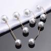 Pin Right Angle Waist Buckle Shawl Buckle Waist Tightening Brooch Anti-Exposure Brooch Pearl Brooch