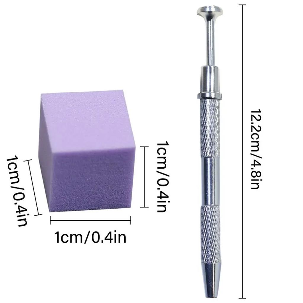 100pcs Mini Sponge for Nail Art Gradient Nail Manicure Nail Art Tools for Home and Nail Salon Use