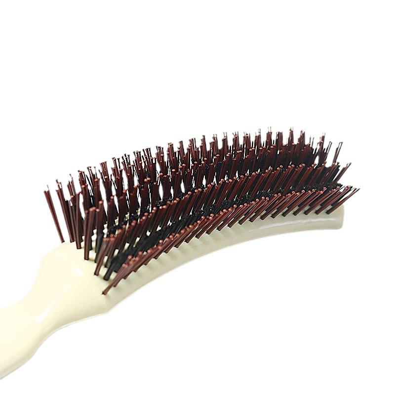 S-Shaped Hair Teasing Comb for Curly Updo Styling