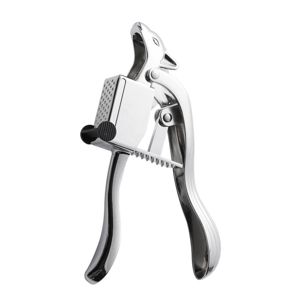 Garlic Mincer Squirrel Style Kitchen Utensil Silver 1PCS