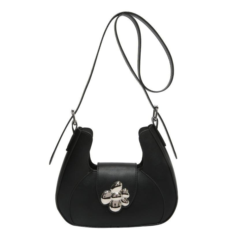 Chic Candy Colored Underarm Bag With Stylish Butterfly Bow Detail