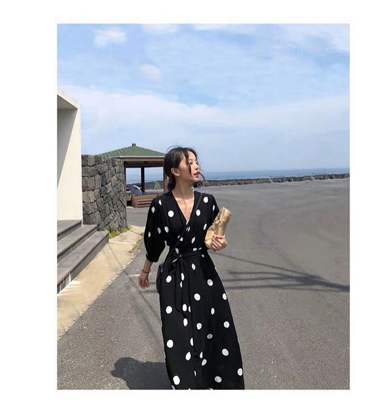 2026 Summer V-Neck French Retro Temperament Dress