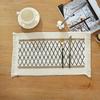 Cotton Linen Woven Tassel Placemat