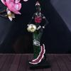 Handicraft Home Decoration African Statue Resin Crafts Tribal Lady Figurines Desktop Ornament