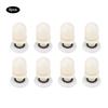 8pcs Durable Plastic Sliding Roller Track Door Wheel Bathroom Glass Door (25mm)