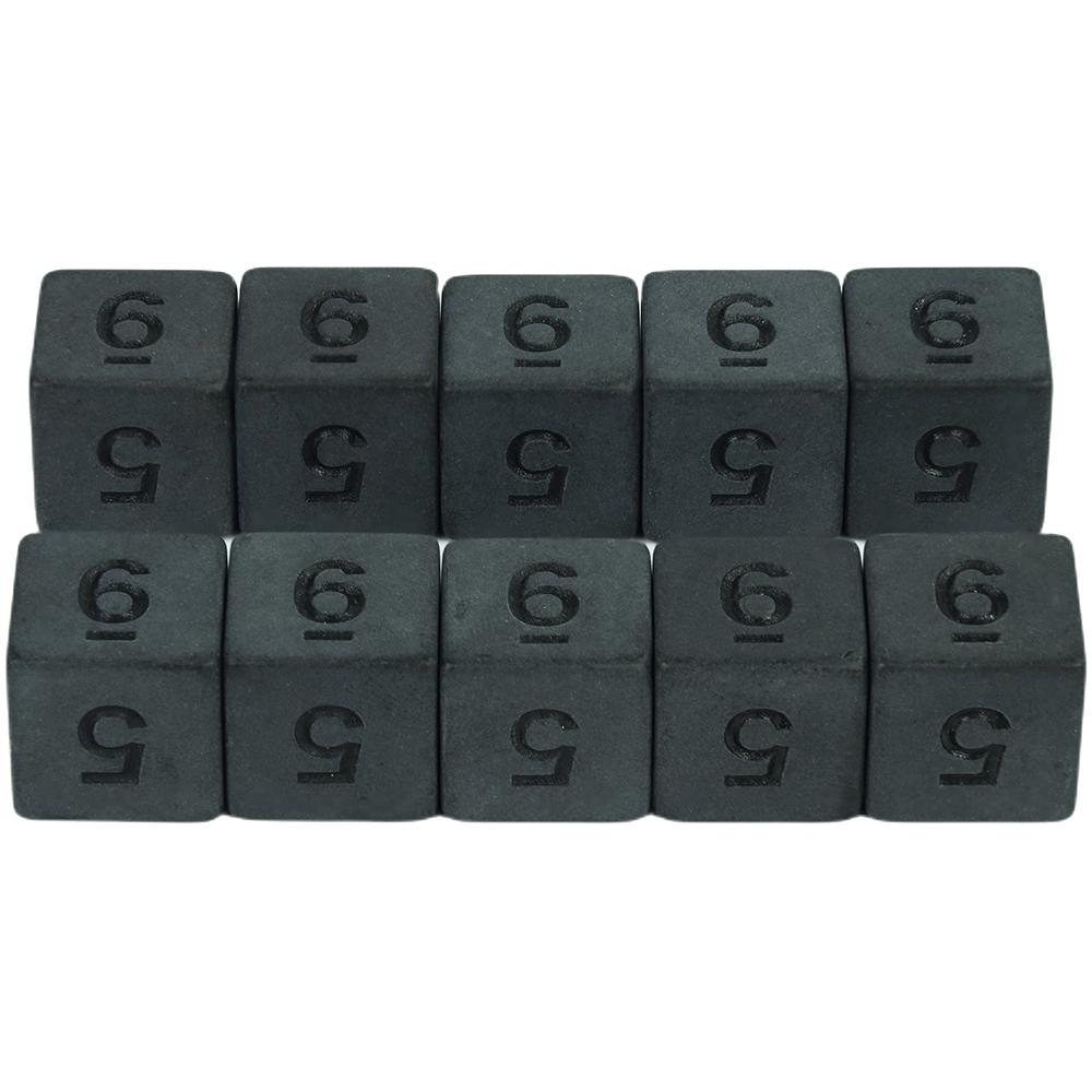 Черные игральные кости D4-D20, набор многогранных игральных костей для клубной игры, 10 шт., игральные кости для ролевых игр