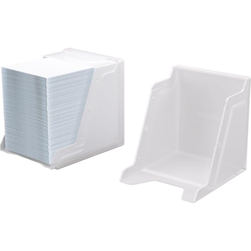 GameGenic Deck Box: Bastion XL White (100ct) ? Durable and Sturdy TCG, OCG Card Storage ? Compatible with Pokemon Yugioh Commander and MTG Magic: The