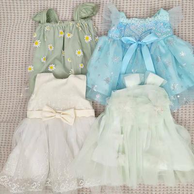 Одежда для кукол, подходит для 50-55 см, силиконовая кукла реборн, ручная работа, одежда принцессы для малышей, комплект платьев, аксессуары для кукол