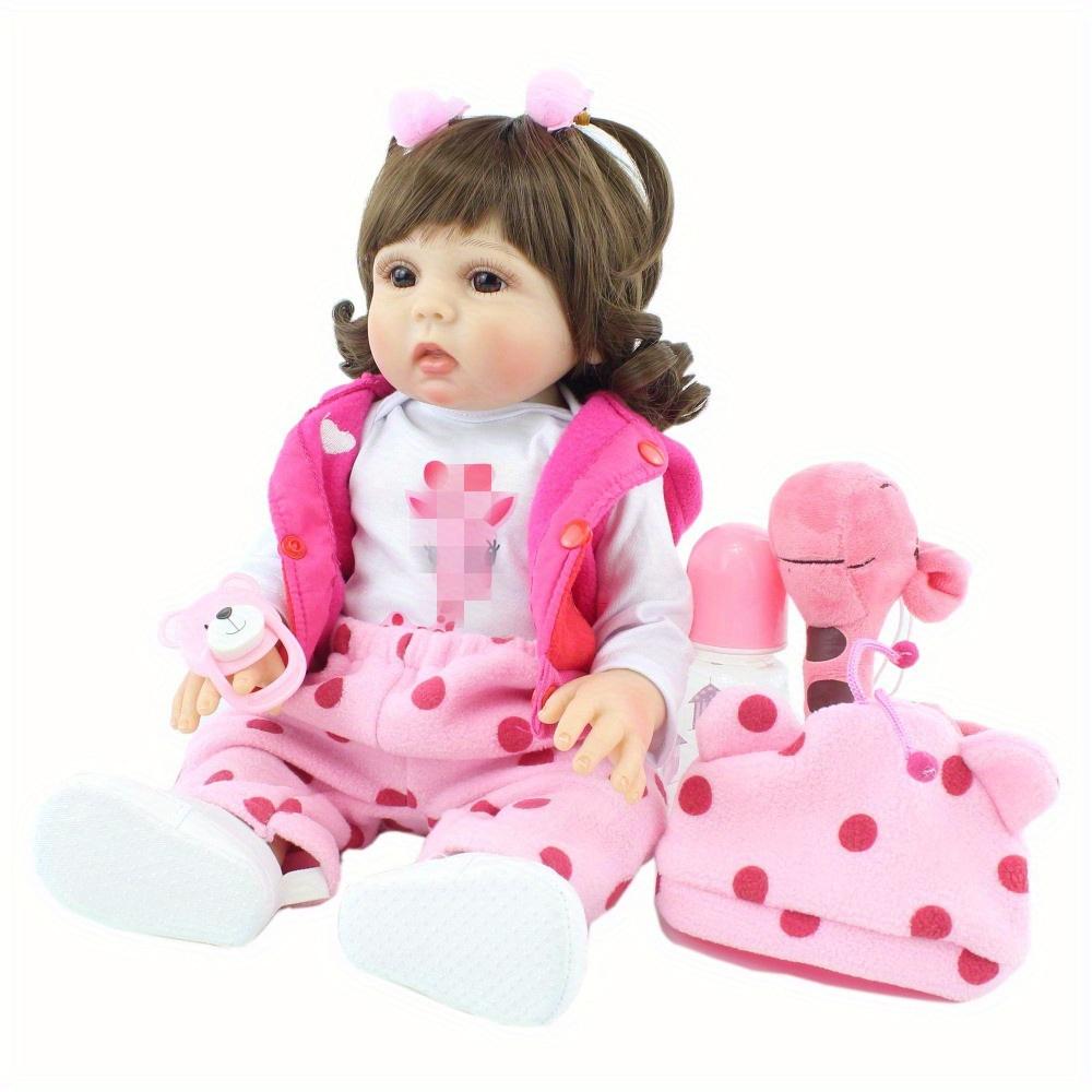 BZDOLL 48 см Кукла-реборн для новорожденного из мягкого винила, 19 дюймов, реалистичная виниловая кукла-малышка, игрушка для купания