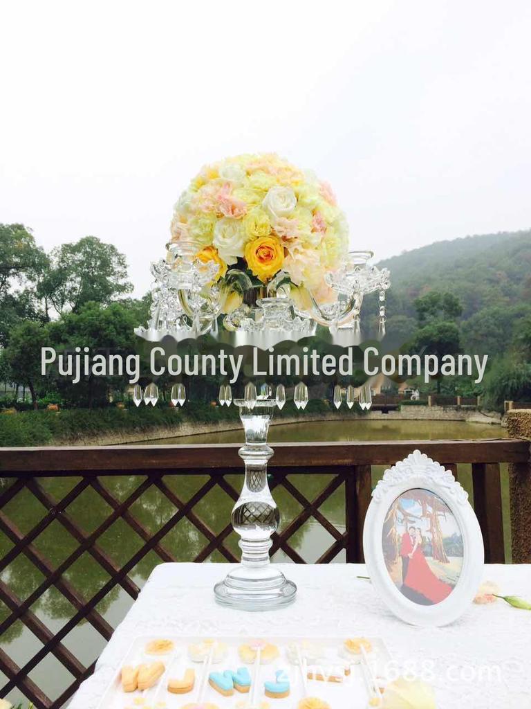 Европейский хрустальный подсвечник с девятью головками для свадеб, дней рождения и декора отелей.