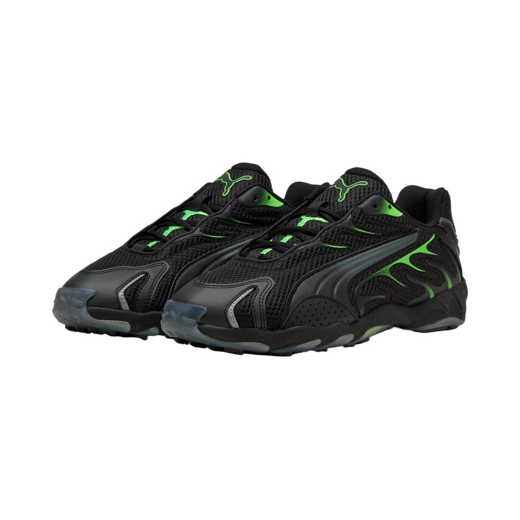 Puma Inhale Black Green Glare Unisex Sneakers 401560-01