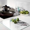 Decorative Glass Chopping and Serving Boards Cat with Glasses 2x40x52 cm