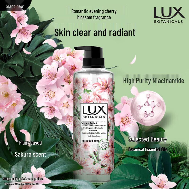 Lux Cherry Blossom & Niacinamide Botanical Shower Gel