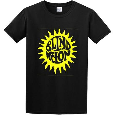 Мужская хлопковая футболка с вырезанным изображением лиц Blind Melon, черная