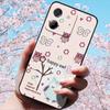 Чехол для Xiaomi Poco M7 Pro 5G 3D тиснение цветок мягкий силикон разные цветы для Poco M7 Pro 5G 3D милый мультяшный чехол