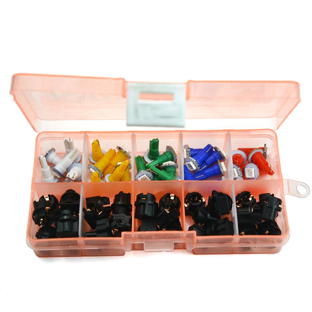 30/set 1SMD 5050 Led T5 Car Motorcycle Instrument Panel Cluster Gauge Dash Light