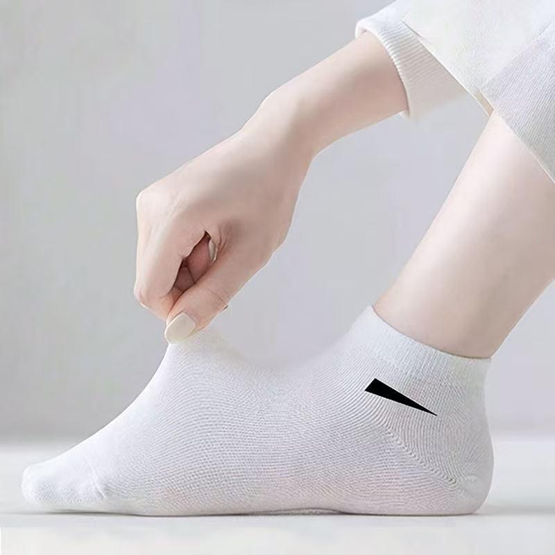 Мужские однотонные носки с низкой посадкой - черные, белые, серые