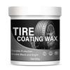 Tire Coating Wax 100g Car Tire Retreading Cleaning Cream Auto Car Film Plating and Maintenance Brightener Tire Brightener
