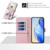 For iPhone 16 Plus Case Pattern Printing Wallet Phone Cover with Strap