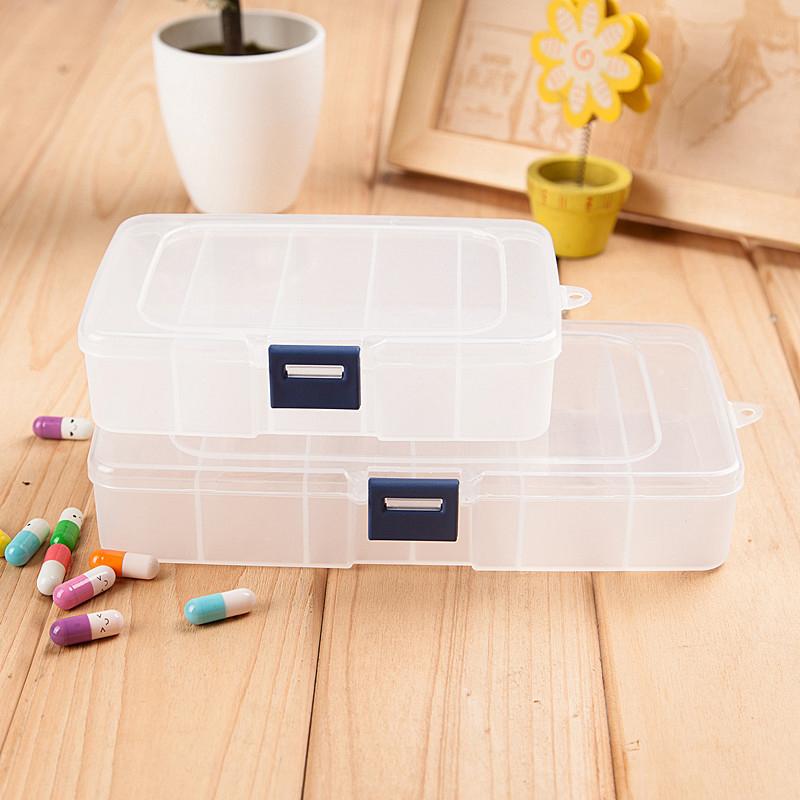 Прозрачные 5/6-сетчатые портативные пластиковые заколки для волос, коробка для хранения ювелирных изделий, аксессуары, органайзер для дома и путешествий с защитой от пыли