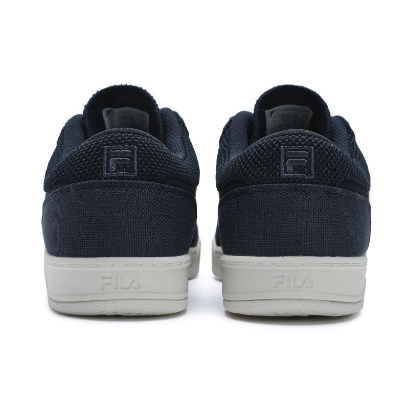 Fila Наклонный бросок Облачные парусиновые туфли Модные Универсальные Простые Классические Удобные Дышащие Легкие Низкие Мужские кроссовки F12M522313FBK