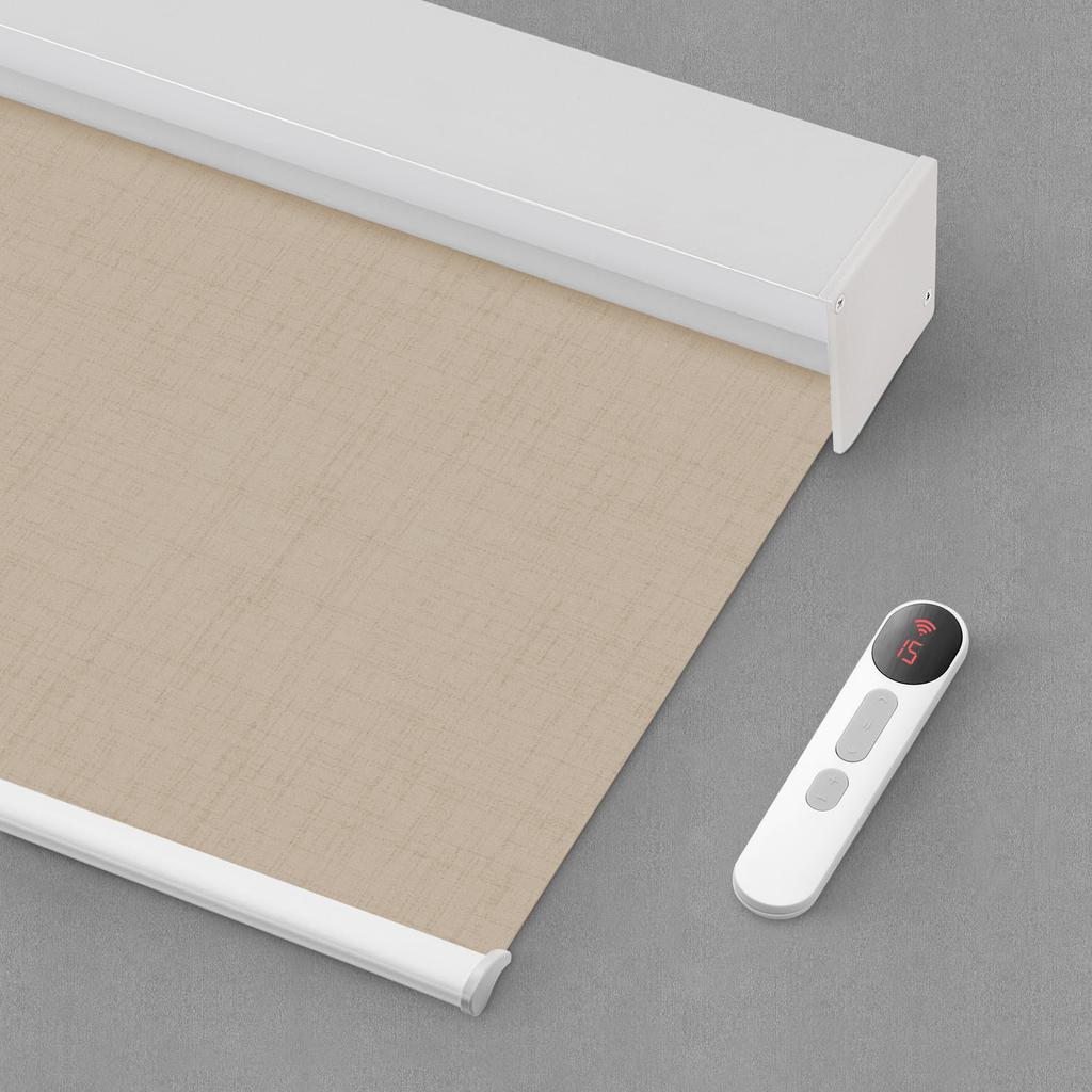Motorized Roller Shades With Remote Control Blackout Smart Blinds Rechargeable Electric Window Shades