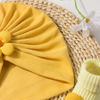 Soft Knit Newborn Hat with Socks Sweet Big Flower Infant Socks Set  Newborn Baby Gift