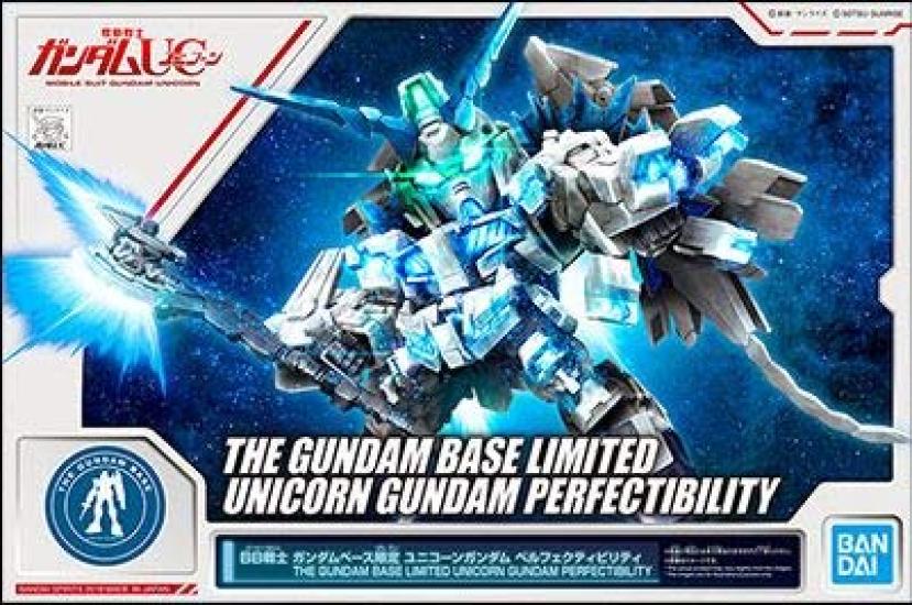 BANDAI SD Gundam BB Senshi Gundam Base Exclusive Unicorn Gundam Perfectibility Mobile Suit Gundam UC (Unicorn)