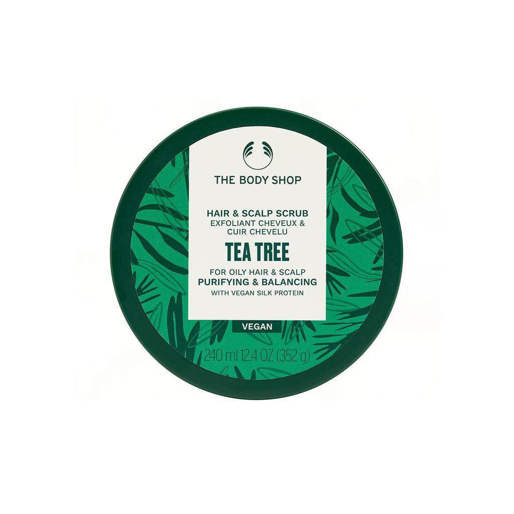 The Body Shop TT Clear Balancing Hair Scrub 240 мл Tea Head Scrub Scalp Care Head Spa & (Ароматное дерево)