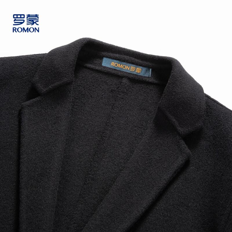 ROMON Мужское полупальто в стиле business casual из смесовой шерсти