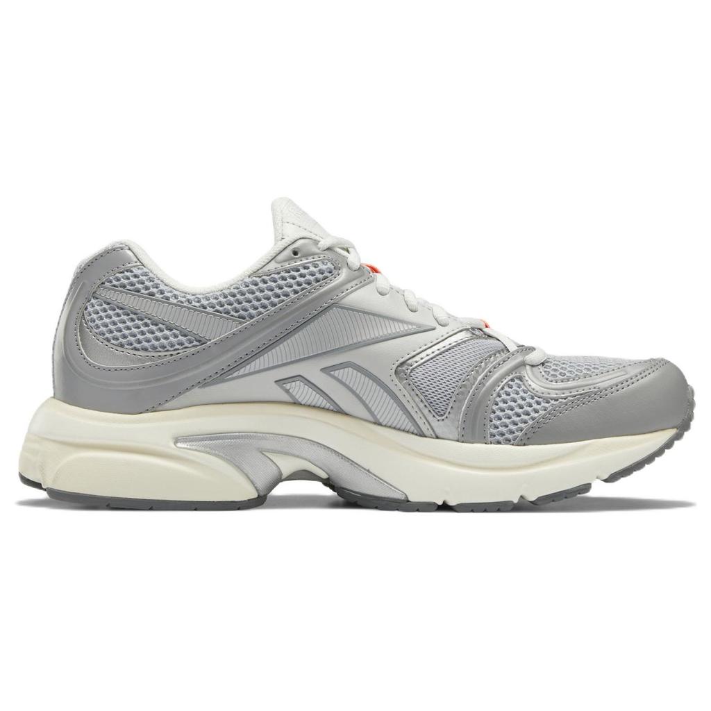 Reebok Premier Road Plus 6 Fashion Comfortable Versatile Fabric Synthetic Leather Low Top Casual Running Shoes Unisex Sneaker Silver Gray HP2470