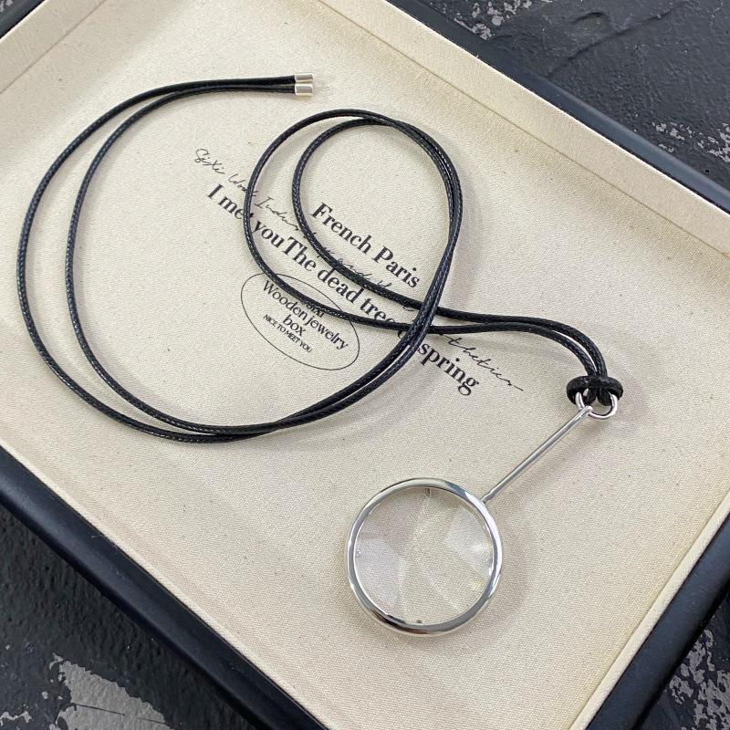 Ожерелье-подвеска в стиле блогера Habl - Современный, забавный, двусторонний дизайн для женщин