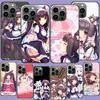 Чехол для телефона Chocola Nekopara Для iPhone 17 Air 15 Pro 14 Plus 16 Pro Max 12 13 Mini 11 16E X XS Чехол Милый Fundas
