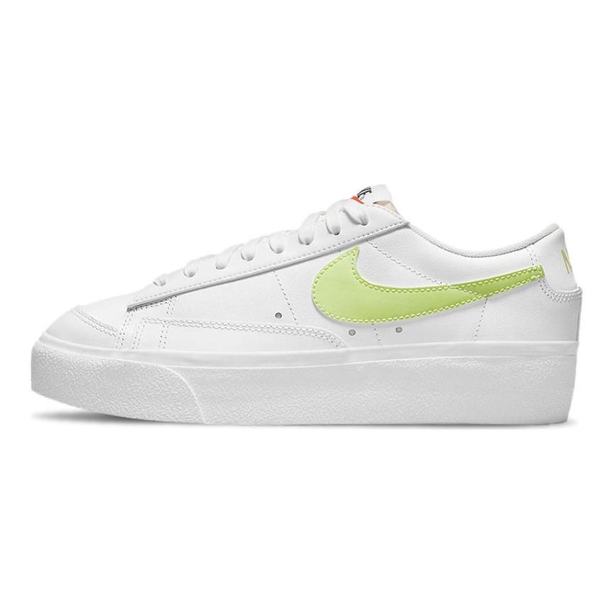 Nike Женские кроссовки Blazer Low Platform Lemon Twist, обувь для скейтборда DJ0292-102