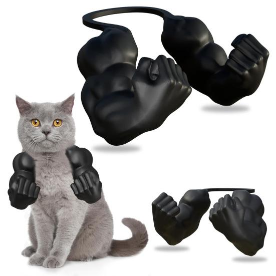 Cat Muscle Arm Costume 3D Printed Cat Neck Arm with Muscle Funny Cat Neck
