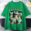 2025 Lizard Lizard Lizard Meme T Shirt Men Women Hippie Vintage Short Sleeve Tees Y2K Funny Design Casual Unisex Tshirts