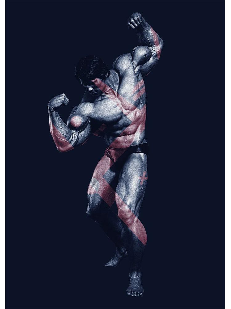 Мотивационный постер для бодибилдинга и принт на холсте, картина Арнольд Шварценеггер, фитнес, настенное искусство для спортзала, спальни, домашний декор