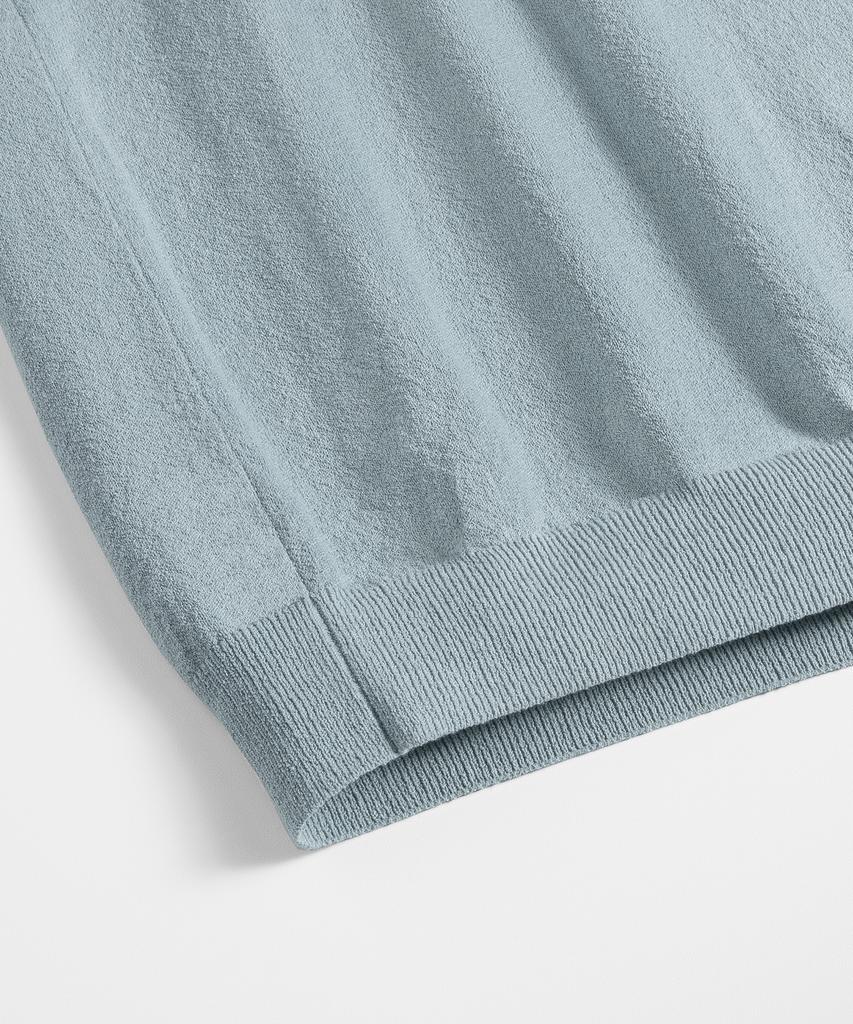 BRENSON Моющаяся Круглая Короткая Футболка с Коротким Рукавом из Прохладной Вязки ( 4 цвета )