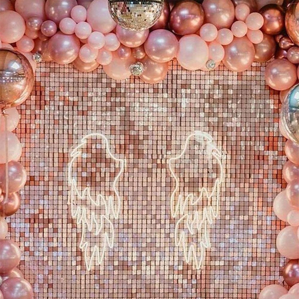 Great Event Decor Wall Background Curtain Festival Celebrations Square Sequin Panel