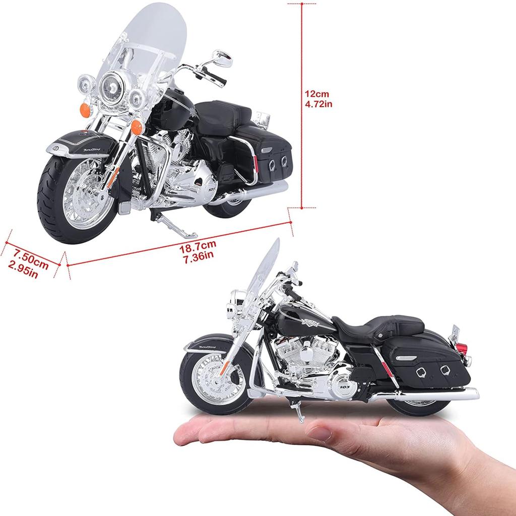 Maisto 2013 Harley Davidson Flhrc Road King Classic [ 32322], Черный, 1:12 Литых