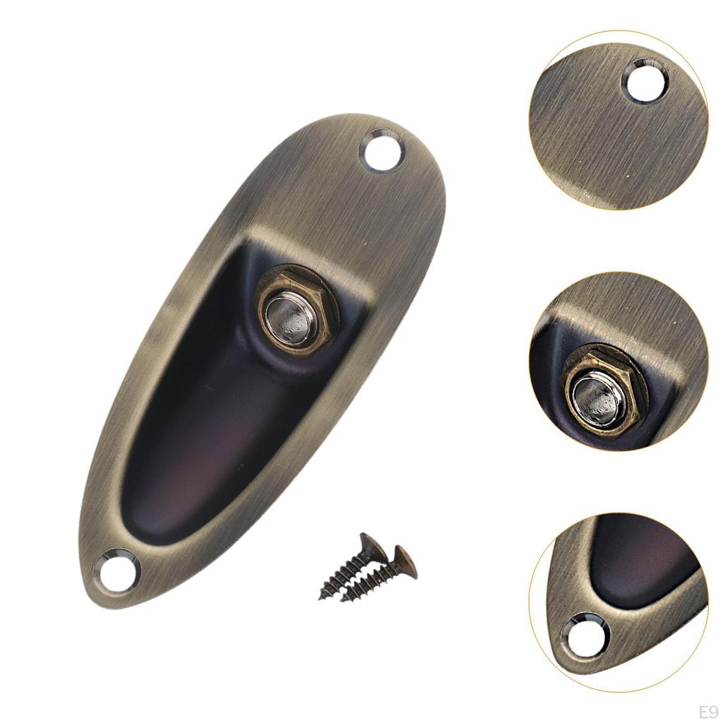 6.35mm Guitar Jack Plate for Electric DIY Assembly