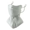 Face Guard High-Density Anti-UV Fabric Sun Protection Face Guard 3D Tailored Fit Adjustable Straps Summer Outdoor Face