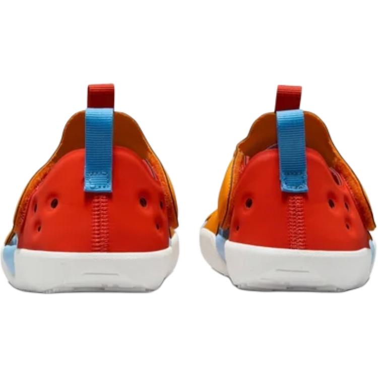 Nike Sunray Protect 4 PS Orange Peel Picante Red Kids Sneakers University-Blue HF6277-800