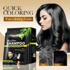 25ml*10pcs/box Olives Oil Black Hair Dye, Fast Coloring 8 Min, Makes Hair Look Moisturized, Cover White Hair, Easy To Clean