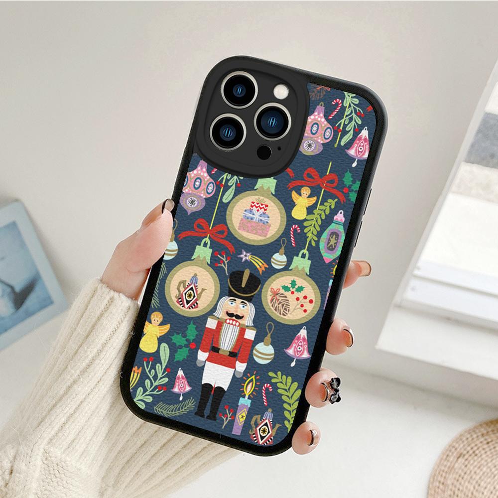 Чехол для телефона Clara's Nutcracker Ballet Repeat для iPhone 14 13 11 12 Pro MAX 13 12 MiNi 7 8 14 plus SE2020 X XS XR из овчины