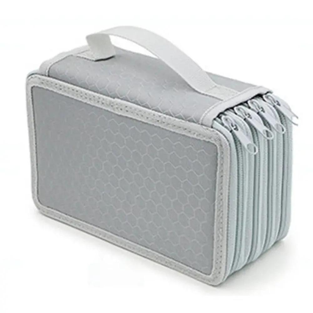 Waterproof Pen Bag Oxford Cloth Stationery Storage Bag Zipper Design Pen Pouch  Students