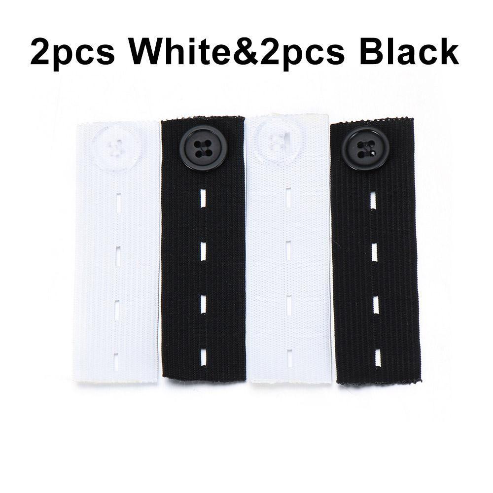 2/4/6PCS Jeans Skirts Garment Accessories Maternity Waist Band Button Hooks Pant Extender Belt